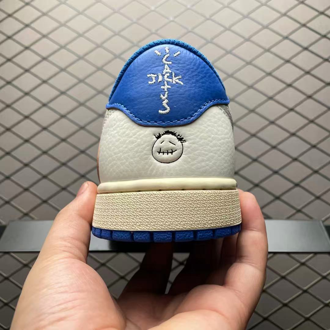 AJ1 Low Travis Scott x Fragment Military Blue
