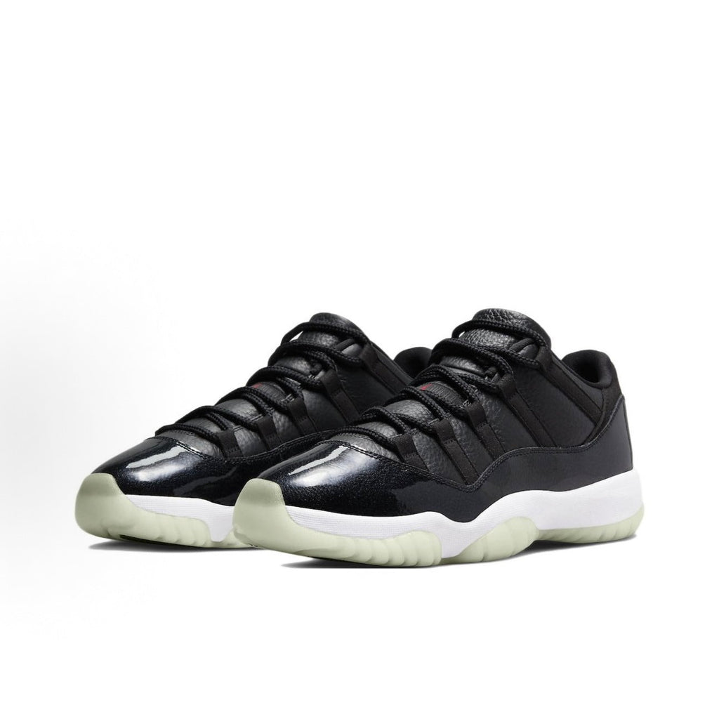 Jordan Air Jordan 11 Retro Low "72-10" – Patent Leather, Durable, Low-Top, Retro Basketball Shoes (Unisex) – Black