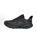 HOKA ONE ONE Clifton 9 Wide Women's Responsive & Cushioned Running Shoes - Black