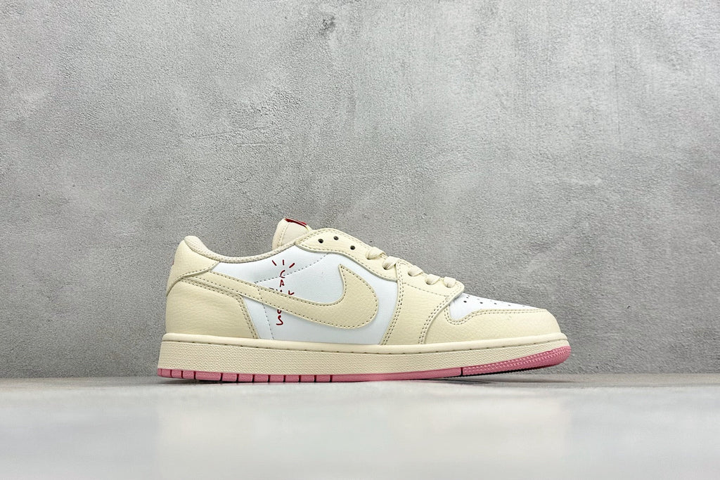 AJ1 Low Travis Scott Shy Pink