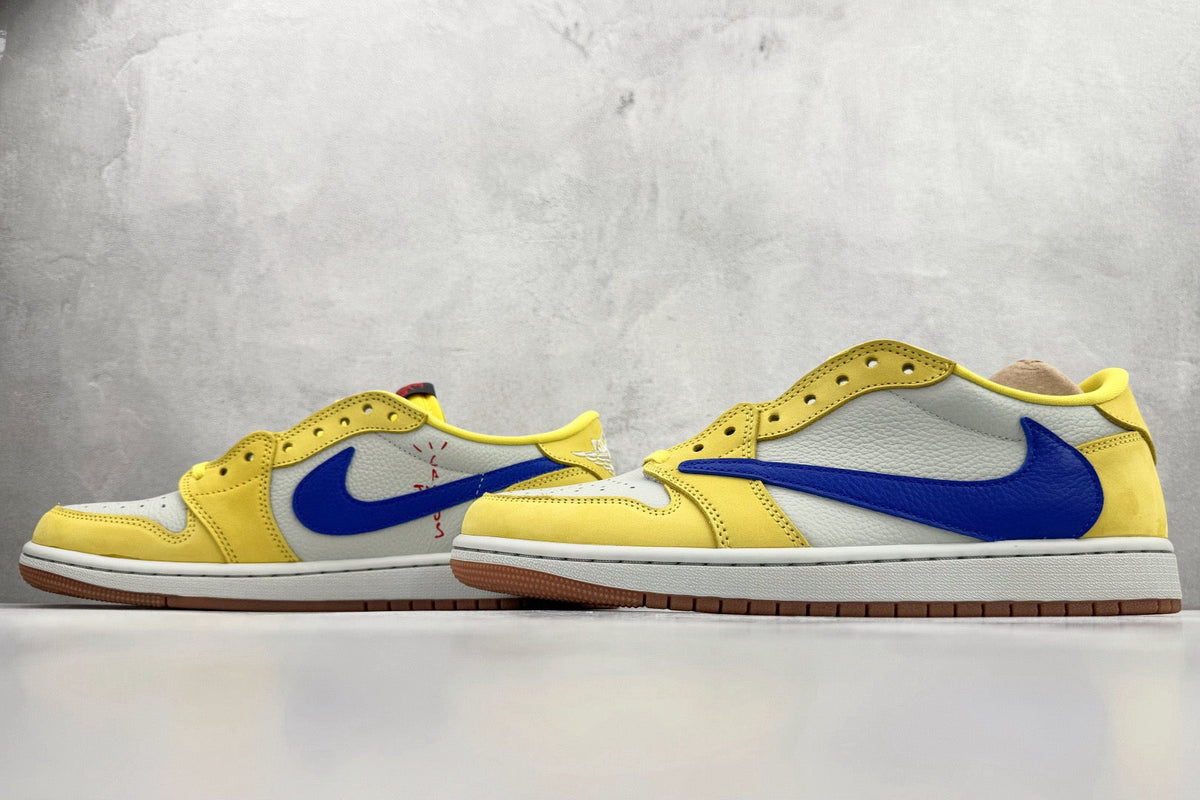 AJ1 Low Travis Scott Canary Yellow